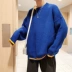 Spore Jun 2018 mùa thu mới áo sơ mi nam dài tay áo len phiên bản Hàn Quốc của áo len người yêu màu học sinh áo khoác nữ Áo khoác đôi