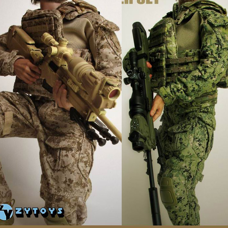 现货 御车族 ZYTOYS 1\/6 兵人偶模型 现代美军海豹套装 含MK13