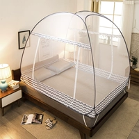 lưới lắp miễn phí yurt gấp ký túc xá sinh viên 1,2m 1,5 1.8m giường lưới mã hóa lưới nhà - Lưới chống muỗi kiểu màn khung đẹp
