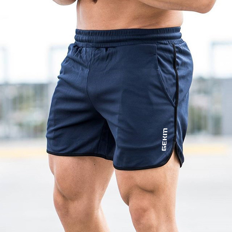 NavyMuscle brothers New products man motion shorts run Bodybuilding Quick drying leisure time Capris Thin easy Basketball pants