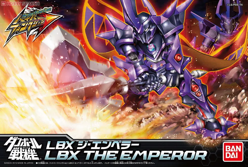 Bandai Carton Fighter LBX Wars Lutherfa Achilles D9 Odin Dot TR-6 Gundam Model