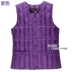 Áo vest nữ trung và cũ cotton vest mùa xuân và mùa thu vest nữ xuống cotton vest mẹ đầm gần vest nhỏ ấm áp Quần áo của mẹ