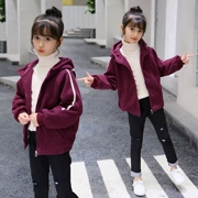 Áo khoác bé gái mùa đông 2018 mới cho bé gái mùa thu và áo len dày mùa đông