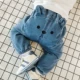 Quần jean bé 2018 xuân hè cho bé cotton 6 mở quần thun co giãn sơ sinh quần PP lớn 0-1 tuổi thủy triều - Quần jean