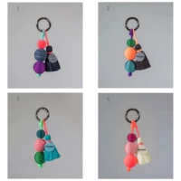 Chuqing Korean покупать нишевые бренд Miyansol Bag Accessories Подвеска подвеска милый мяч дофаминовой цветов