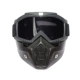 Kính chắn gió và cát X400, kính chắn gió bảo vệ xe máy trượt tuyết, quạt quân đội CS chiến thuật chống kính kính bảo hộ trắng