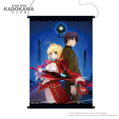 taobao agent Fate EXTRA LAST Encore Red Saber Nero Hanging Poster Poster Official Genuine Anime Peripherals