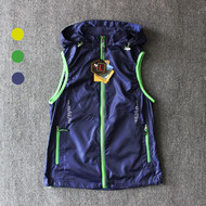 New ngoài trời nhanh khô vest của phụ nữ cưỡi đi bộ đường dài thể thao áo khoác trùm đầu kem chống nắng thoáng khí vest [trái cây nhỏ] mẫu áo dạ ngắn đẹp 2021