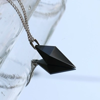 Длина цепочки 55 см (модель из титановой стальной цепи), поддерживает гравировку.