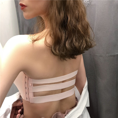 2018新款无肩带一片式防走光裹胸美背聚拢内衣抹胸背心女打底文胸-淘宝网 2018新款无肩带一片式防走光裹胸美背聚拢内衣抹胸背心女打底文胸-淘宝网