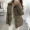 B mùa đông mới xuống cotton cotton phù hợp với phần dài eo phiên bản Hàn Quốc của cổ áo lông có thể tháo rời áo khoác nữ lạnh - Bông