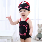 Suối nước nóng Hàn Quốc Trẻ em mới Đồ bơi cho bé trai Siamese Wings Girl Angel Devil Korea Tour Baby Bơi - Bộ đồ bơi của Kid