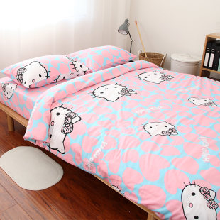 Hello kitty, cotton cartoon duvet cover, bedspread, 1.5m, 1.8m