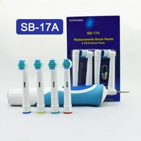 [Купить 2 коробки и дать 1 коробку] Электрическая головка зубной щетки SB-17A подходит для общего интерфейса Boran Oral B