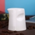 Dày sứ gia cố tinh khiết trắng vuông đường xi lanh túi đường xi lanh không có bình sữa bể chứa cà phê cốc thiết bị phù hợp Cà phê