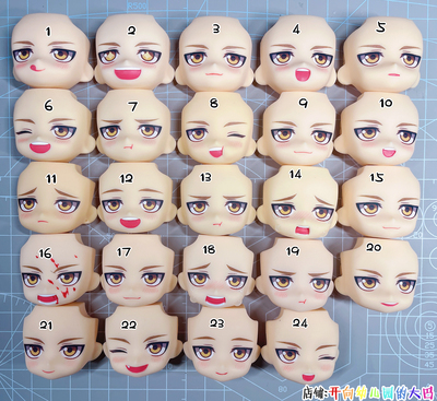 taobao agent [Edward] Steel refiners GSC clay water sticker face OB11 replaced face