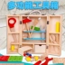 Duy trì phù hợp với mô phỏng hộp công cụ giáo dục trẻ em bằng gỗ của mỗi gia đình bé trai sửa chữa đồ chơi tháo rời và lắp ráp Đồ chơi bằng gỗ