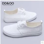 Xingan DD & OO mùa xuân và mùa hè đôi giày nhỏ màu trắng giày vải đế bằng - Plimsolls giày thể thao nữ