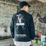 FNNKAins super fire jacket nam hè chic chic phong cách Hàn Quốc hip hop lỏng học sinh phần mỏng if fashion jacket hè bộ vest nam