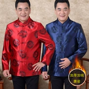 Bộ đồ Tang mới mùa đông 2017 theo phong cách châu Âu XOS110A264-6601 Yuan Fu cộng với bộ đồ cashmere Tang