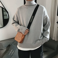 Мужской демисезонный трендовый свитер, шерстяная трикотажная парная одежда для влюбленных, в корейском стиле, увеличенная толщина