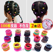 Phụ kiện tóc cho trẻ em dây tóc bé phim hoạt hình dễ thương buộc dây màu không làm tổn thương tóc nhỏ băng da da cô gái mũ nón
