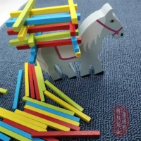Интеллектуальная игрушка для младенца, пони, конструктор, учебные пособия Монтессори, 1-3 лет, раннее развитие, учит балансу