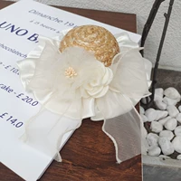 Сказочная соломенная шляпа ручной работы