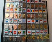 Các nước trên thế giới coin đặt đồng tiền nước ngoài Daquan 180 quốc gia đồng tiền bộ sưu tập 180 cái của ngoại tệ