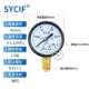Thượng Hải Yichuan Y-40 Y-40Z đồng hồ đo áp suất xuyên tâm đường kính trục 40mm Nhận xét ren 1/8 hoặc M10 * 1