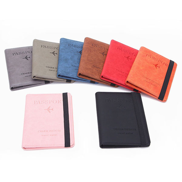 Новый Passport cover паспорт защитный кожух RFID кража щетка полномочия пакет поддержки Уволенный билет пакета