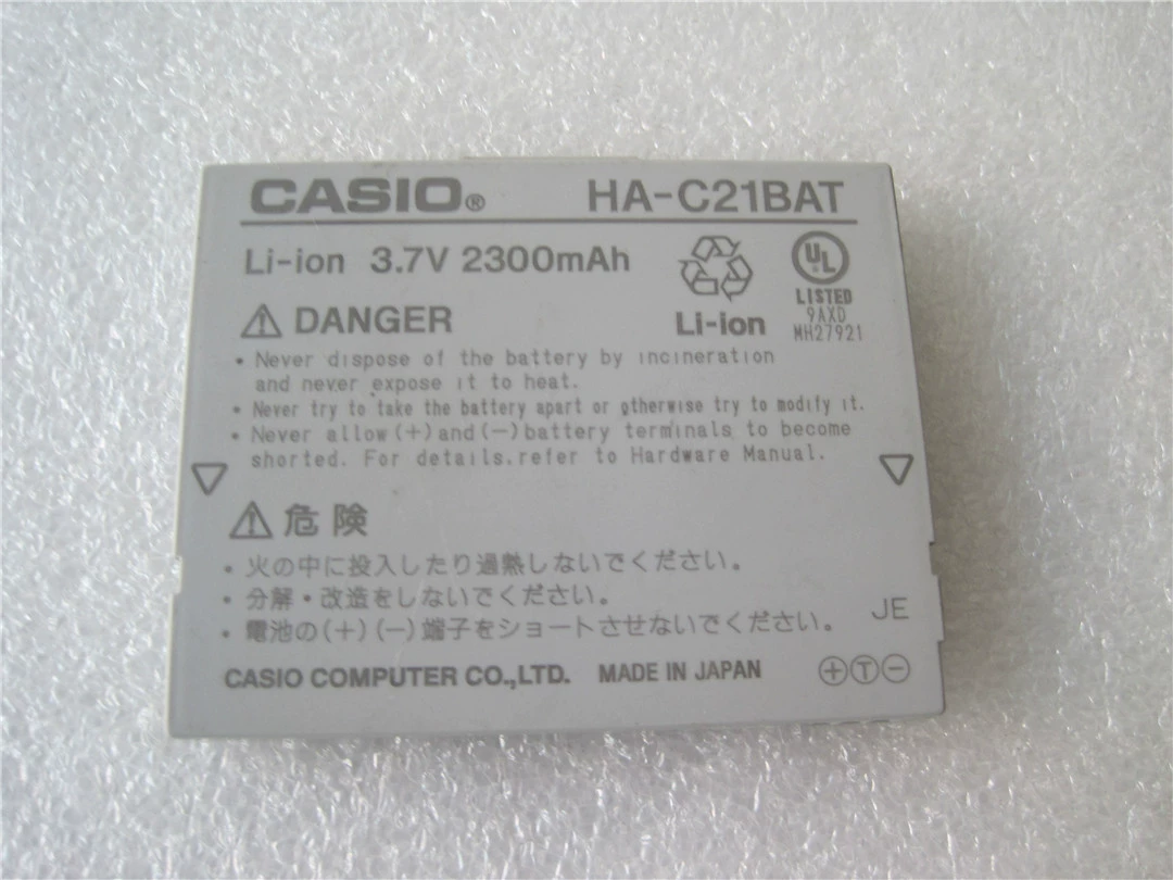 Nguyên bản tháo rời 9 pin máy quét mã vạch Casio IT10 mới HA-C21BAT 3.7V 2300mAh - Thiết bị mua / quét mã vạch