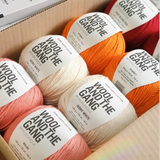 Пряжа 进口匹马棉shiny happycotton/woolandthegang快乐棉线材