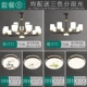 quạt trần kết hợp đèn chùm Đèn chùm phòng khách kiểu Trung Quốc mới hoàn toàn bằng đồng Zen Phong cách Trung Quốc không khí hiện đại nhà hàng cao cấp bàn ăn hội trường chống bụi và chống gỉ quạt trần tân cổ điển đèn chùm quạt trần