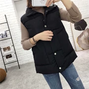 Cộng thêm phân bón XL cho nữ 18 tuổi mùa thu đông mới Thời trang Hàn Quốc hoang dã mỏng 220 cân cotton vest nữ chất béo m