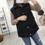 Cộng thêm phân bón XL cho nữ 18 tuổi mùa thu đông mới Thời trang Hàn Quốc hoang dã mỏng 220 cân cotton vest nữ chất béo m áo khoác nữ kaki