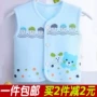 Bé vest vest mùa xuân và mùa thu phần mỏng cotton sơ sinh vest trẻ sơ sinh chàng trai và cô gái bé vest cardigan vest áo gile cho bé gái 7 tuổi