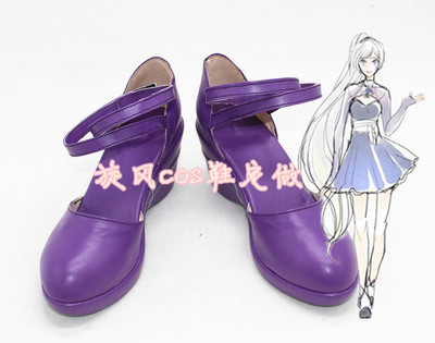 taobao agent C5761 RWBY Season 4 WEISS SCHNEE COS Shoes COSPLAY Shoe Anime Shoes to Custom