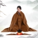 Yuanhong 2 lớp sang trọng dày cư sĩ quần áo nhà sư quần áo mùa đông thiền quần áo vest thiền áo thiền áo choàng nam