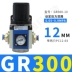 Van điều chỉnh áp suất khí nén GR200-08 300-08 10 15 van giảm áp tích hợp đồng hồ đo áp suất 