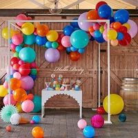 Воздушный шар, импортное латексное многоцветное вечернее платье, 10 дюймов, увеличенная толщина