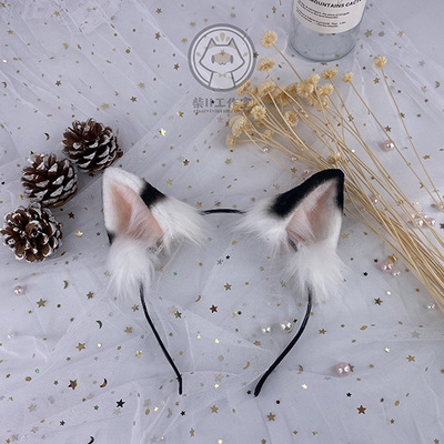 taobao agent [Chai Yiyi] Milk Cat Original Cat Series Pure Handmade Beast Ear Cat Ear Cute Sweet Sweet KC Lolita Lolita