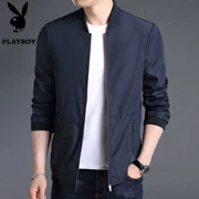 Đặc biệt hàng ngày Playboy áo khoác nam mùa xuân và mùa thu đồng phục bóng chày nam áo sơ mi giản dị thanh niên mỏng áo mỏng