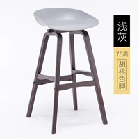 75 см ореховой рамки светло -серый