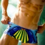 AUSTiNBEM tam giác nam đồ bơi nam quần bơi chuyên nghiệp thời trang suối nước nóng bãi biển quần boxer thân - Nam bơi đầm quần bơi nam adidas