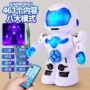 Robot điều khiển từ xa sẽ đi bộ để hát câu đố giáo dục sớm máy câu chuyện máy điện đồ chơi trẻ em quà tặng năm mới đồ chơi siêu nhân