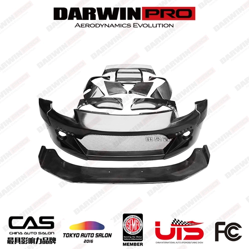 Darwinpro 350Z Руины кролика модифицированные широкие тела передний бампер задний юбка