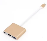Type-C в HDMI+USB+конвертер концентратора с зарядным аудиопортом PD в соединение VGA HD Rotor Sait