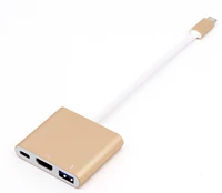Type-C в HDMI+USB+конвертер концентратора с зарядным аудиопортом PD в соединение VGA HD Rotor Sait