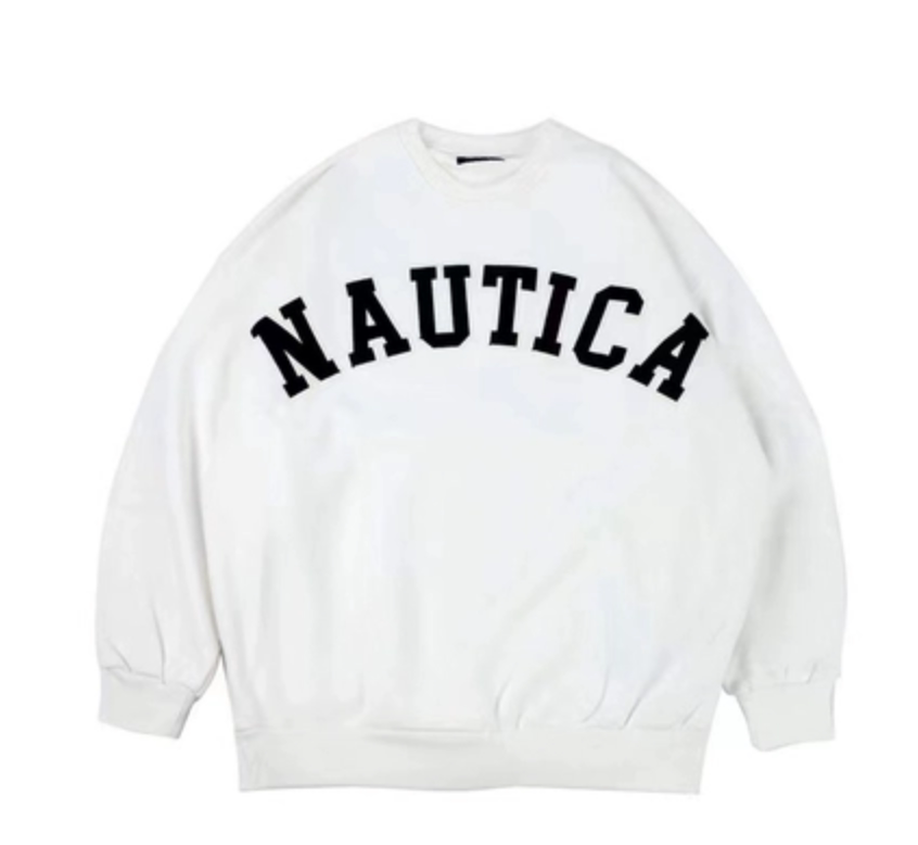 NAUTICA CITY BOY Hasegawa Подготовка груди Вышивка набивной верёвки капюшонный курс обвод
